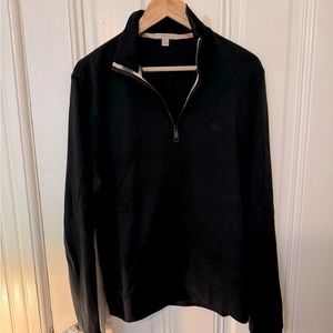 Men’s Burberry Brit quarter zip pullover.